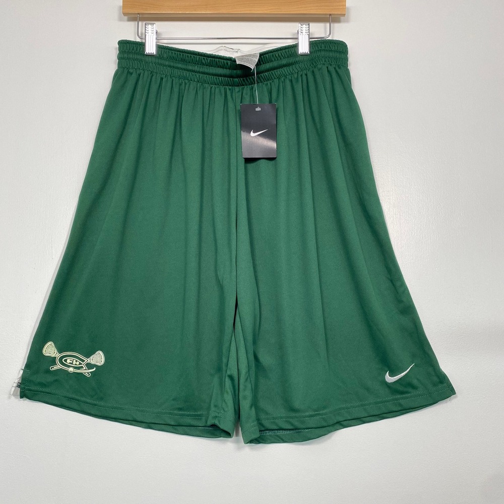 Nike Mens Lacrosse Shorts XL Green Dri-FIT Athletic Performance 707062-342